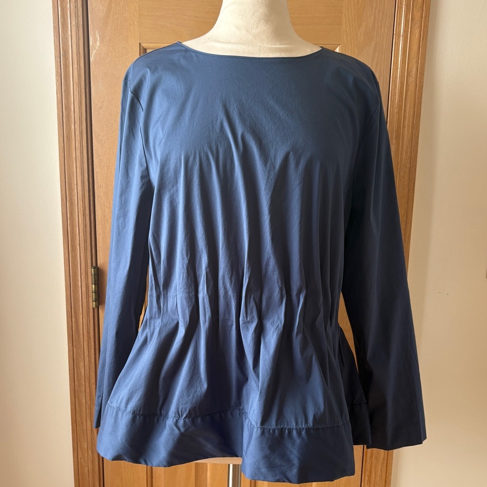 🤍Halogen 🤍 peplum top with long sleeves, size XL -1XL